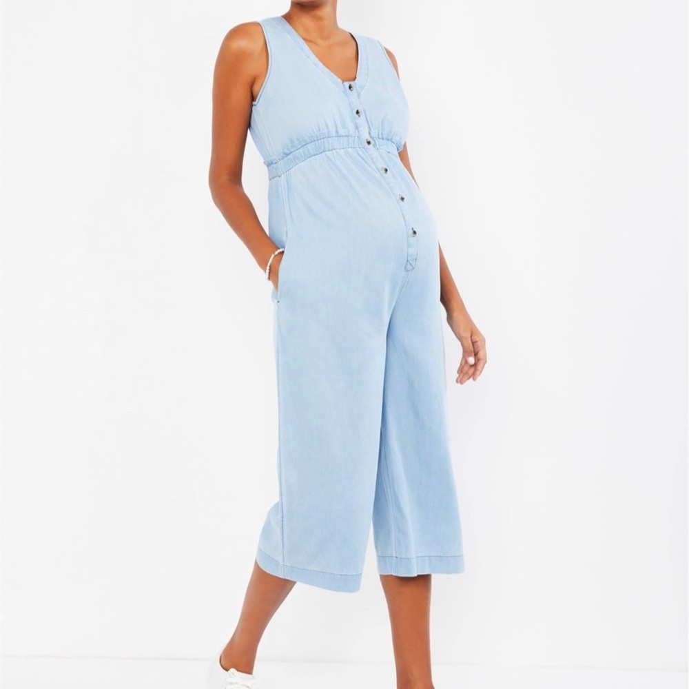 Motherhood Maternity Jumpsuit, Chambray